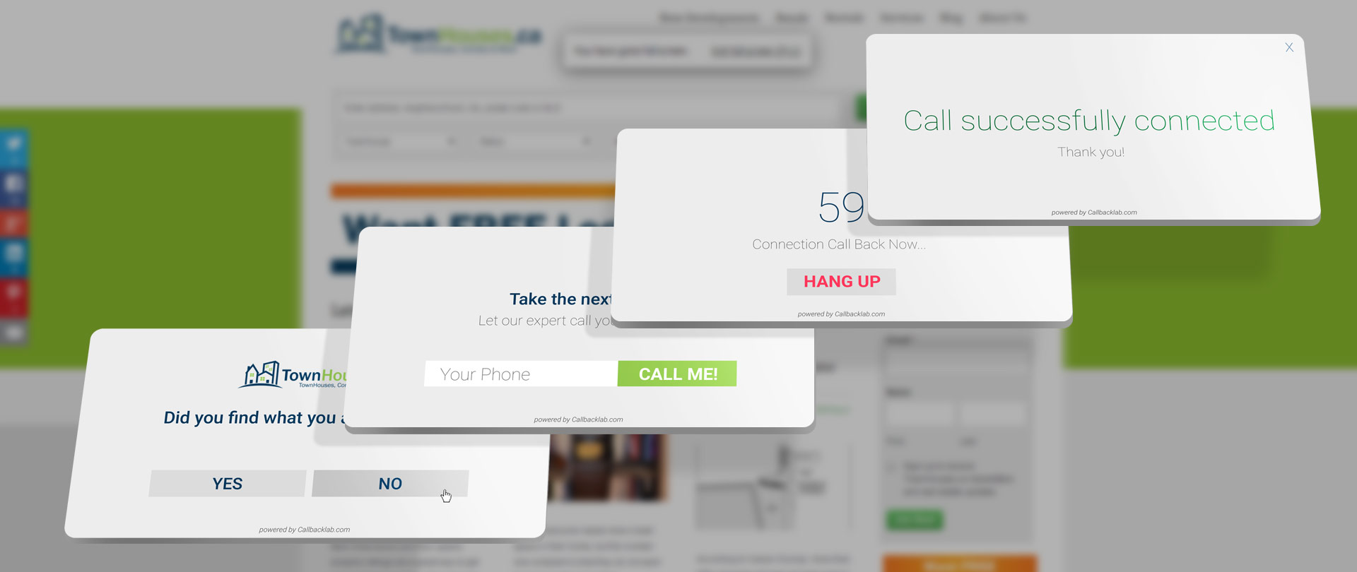 CallBack Popup presentation